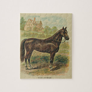 De paardpuzzel legpuzzel