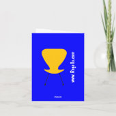 De paars-Icious Retro Kaart Voor alle doeleinden (Achterkant)