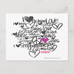 De Paars van Graffiti Briefkaart