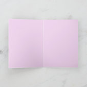 De paarse Bloem met Bij wordt goed spoedig Kaart (Binnen)