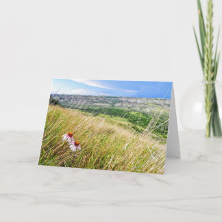 De paarse Bloem van de Kegel met een Kaart van de