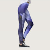 De paarse Bloesem van het Viooltje, Unieke Foto Leggings (Rechts)