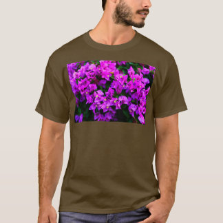 De paarse bougainvillebloem 1 t-shirt