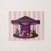 De Paarse carrousel Legpuzzel (Horizontaal)