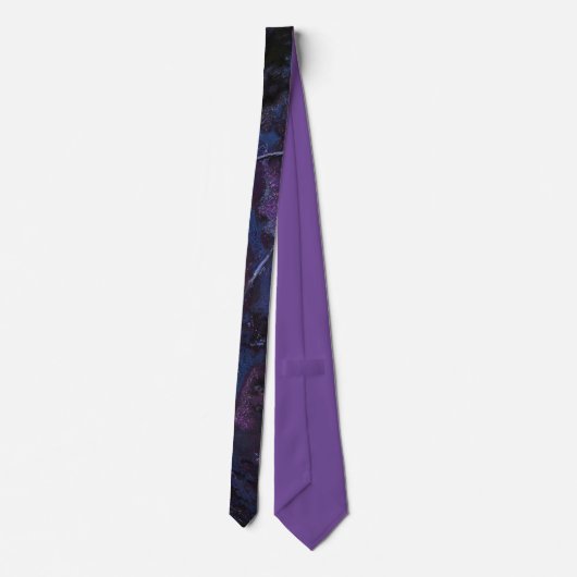 De Paarse deep Necktie Stropdas (Achterkant)