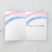 De paarse Droom van de Eenhoorn Aqua Kaart (Binnen)