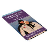 De Paarse Eenvoudige Foto sparen de Magnet van de  Magneet (Rechterzijde)