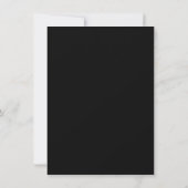 De paarse Elegante Partij van de Vrijgezellin van Kaart (Achterkant)