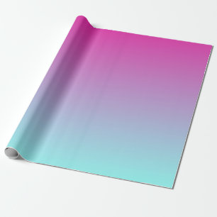 De Paarse en Blauwe Gesponnen suiker Ombre van Cadeaupapier