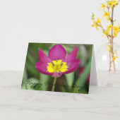 De paarse en Gele Kaart van het Moederdag van de (Gele Bloem)