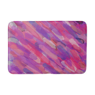 De paarse en Roze Abstracte Badmat van het Patroon