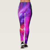 De Paarse Engel op een Paar Aangepaste Moderne Leggings (Achterkant)
