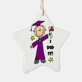 De paarse Gediplomeerde van de Jongen van het Keramisch Ornament (Rechts)