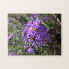 De paarse gloed van de herfst legpuzzel