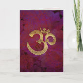 de paarse gouden Kaart van de Nota van het (Voorkant)