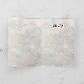 de paarse gouden Kaart van de Nota van het (Binnen)