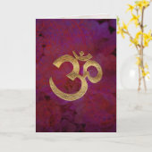 de paarse gouden Kaart van de Nota van het (Gele Bloem)