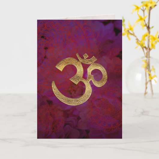 de paarse gouden Kaart van de Nota van het (Gele Bloem)