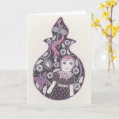 De Paarse kaart (Gele Bloem)