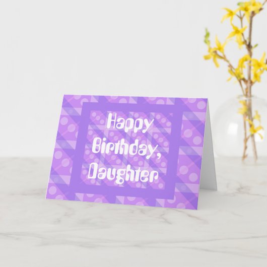 De paarse Kaart van de Plaid (Gele Bloem)