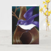 De PAARSE Kaart van MARTIN BIRD CUSTOMIZE (Gele Bloem)