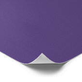 De Paarse Kangaroo Modern Wall Art Poster (Hoek)
