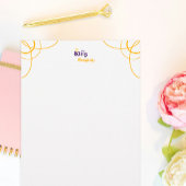 De Paarse King Stationery Briefpapier