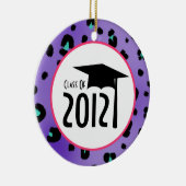 De paarse Klasse van de Druk van de Luipaard van Keramisch Ornament (Rechts)