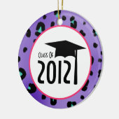 De paarse Klasse van de Druk van de Luipaard van Keramisch Ornament (Links)