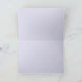 De paarse Knuppel Mitzvah van de HAND HEMSA dankt Bedankkaart (Binnen)