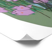 De Paarse kunstzussen van de Film van de Kleur spe Poster (Hoek)