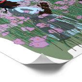 De Paarse kunstzussen van de Film van de Kleur spe Poster (Hoek)