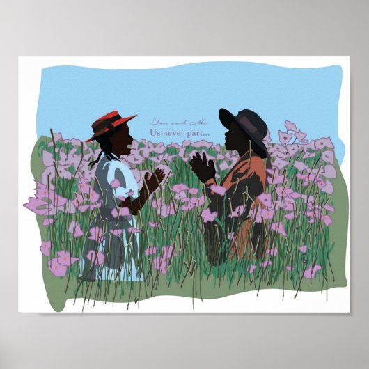 De Paarse kunstzussen van de Film van de Kleur spe Poster (Voorkant)