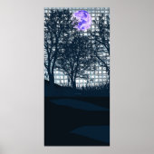 De Paarse maan Poster (Voorkant)