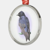 De Paarse Martin Metalen Ornament (Links)