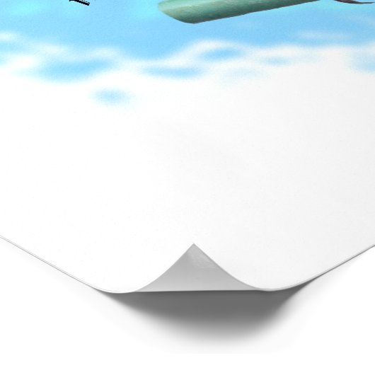 De Paarse Martin Poster (Hoek)