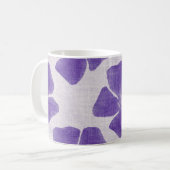 De paarse Mok van Bloemen (Voorkant links)