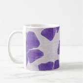 De paarse Mok van Bloemen (Links)