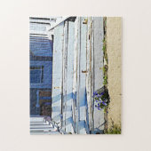 De Paarse overvallen van de voorzijde van het weer Legpuzzel (Verticaal)