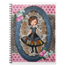 De Paarse Papieren Pop: Een Verhaal van Pruim & Bl Notitieboek