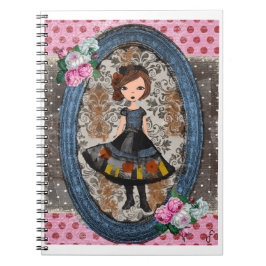 De Paarse Papieren Pop: Een Verhaal van Pruim & Bl Notitieboek