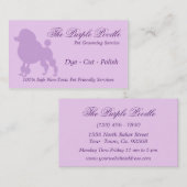 De Paarse pooiepoten Visitekaartje (Voorkant / Achterkant)