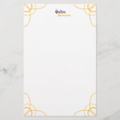 De Paarse Queen Stationery Briefpapier (Voorkant)