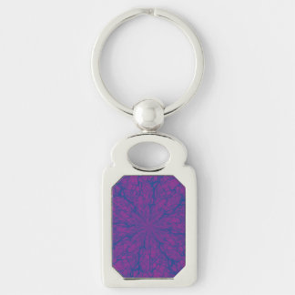 De paarse Rechthoek Keychain van het Labyrint