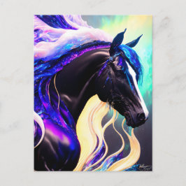 De Paarse Stallion Briefkaart