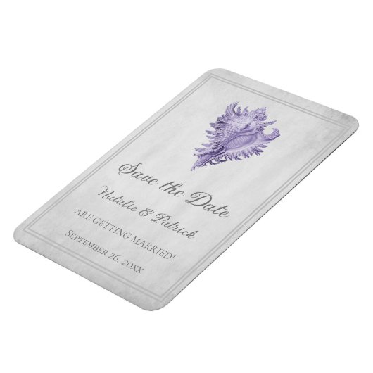 De Paarse Steek Shell sparen de Magnet van de Datu Magneet (Linkerzijde)