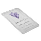 De Paarse Steek Shell sparen de Magnet van de Datu Magneet (Rechterzijde)