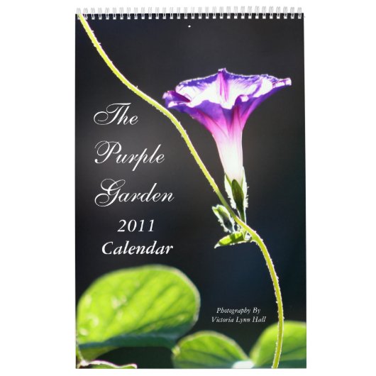 De Paarse tuin 2011 Kalender (Hoes)