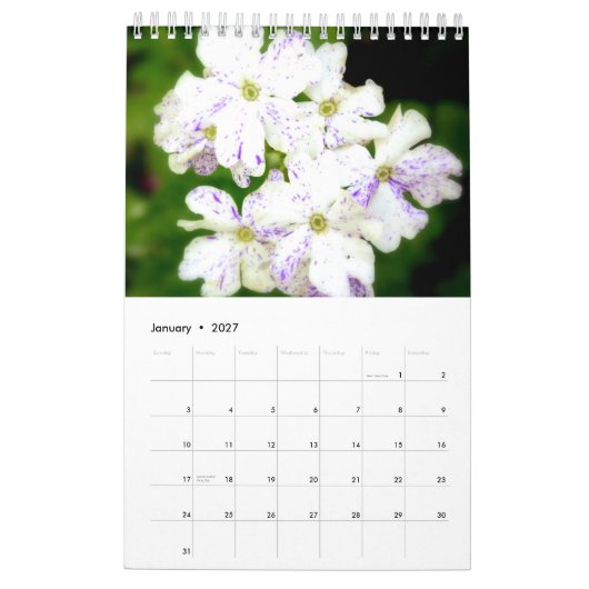 De Paarse tuin 2015 Kalender (Jan 2027)