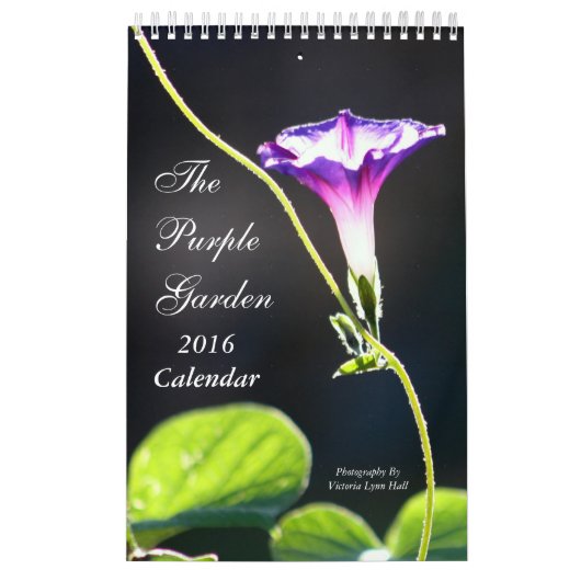 De Paarse tuin 2016 Kalender (Hoes)